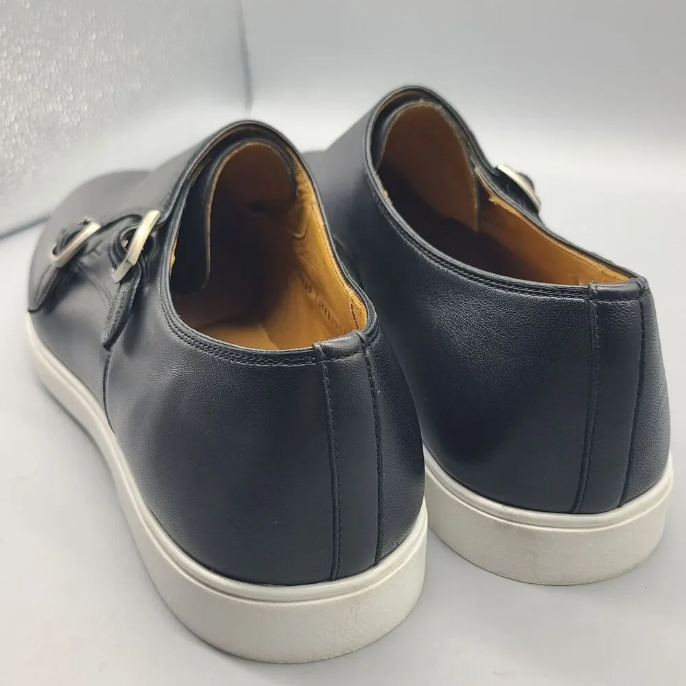 NEW Magnanni Lobo Double Monk Sneaker 26123 BLACK sz 11.5 (Fits like US 12)